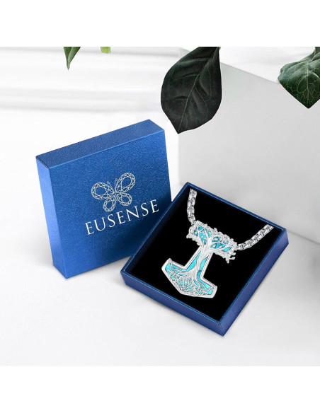 Collar de Pendulo de Plata Esterlina 925 con Turquesa 61 cm