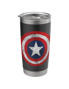 Taza Aislada Acero Inoxidable Marvel Capitán América 591 ml