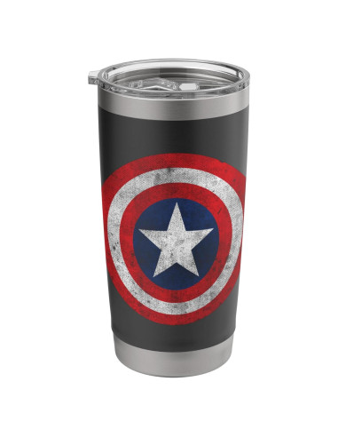 Taza Aislada Acero Inoxidable Marvel Capitán América 591 ml