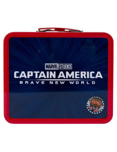Caja de Almuerzo de Acero Capitán América Loungefly 20.3x17.8 cm