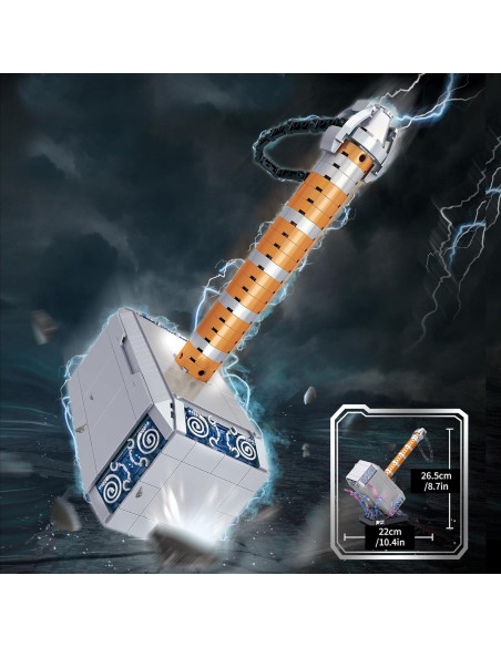 Juego de Bloques de Construcción Martillo de Batalla Thor 975 PCS