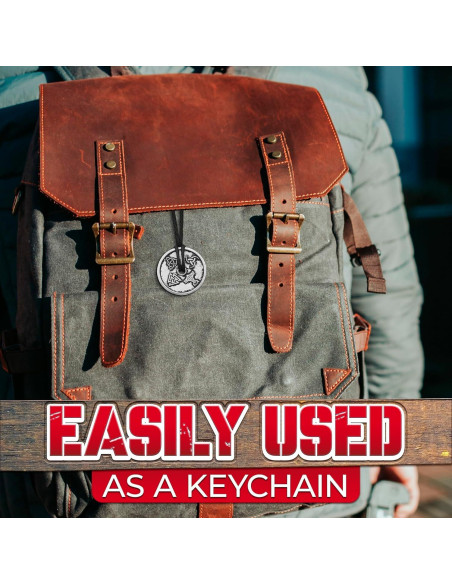 Collar Vikingo de Doble Cara Tesorrio con Amuletos Nórdicos