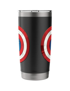 Taza Aislada Acero Inoxidable Marvel Capitán América 591 ml 2