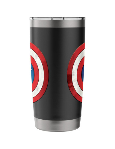 Taza Aislada Acero Inoxidable Marvel Capitán América 591 ml