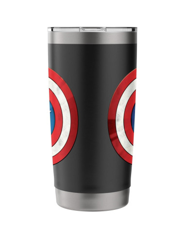 Taza Aislada Acero Inoxidable Marvel Capitán América 591 ml
