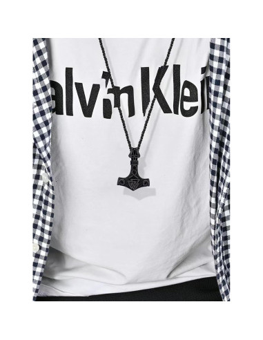 Collar Martillo de Thor Vikingo Joyería Hoyazvet Acero 18K