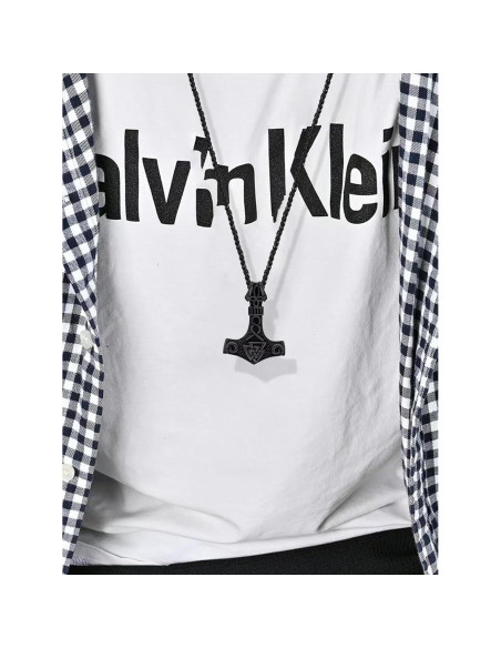Collar Martillo de Thor Vikingo Joyería Hoyazvet Acero 18K
