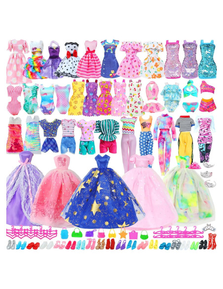 65 Piezas Ropa y Accesorios para Muñecas 11.5" MCZQXW 65 Piezas Ropa y Accesorios para Muñecas 11.5" MCZQXW