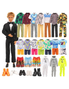 Ropa para Muñecas de 30 cm Miunana - 10 Piezas con Zapatos