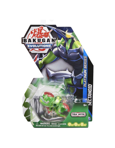 Bakugan Evolutions Platinum Ventus Sectanoid - Metal Verdadero