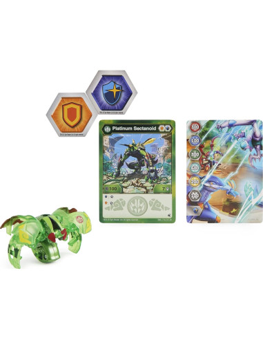 Bakugan Evolutions Platinum Ventus Sectanoid - Metal Verdadero