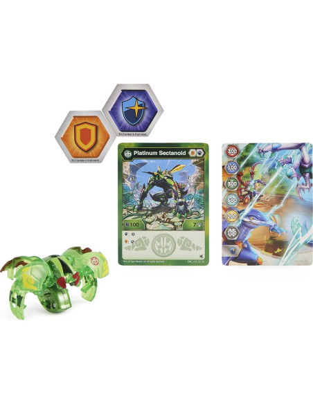 Bakugan Evolutions Platinum Ventus Sectanoid - Metal Verdadero