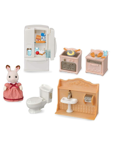 Juego de Muebles Inicial Calico Critters con Figura Heidi 7.62 cm