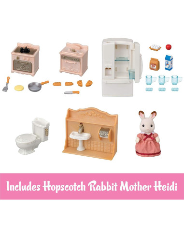 Juego de Muebles Inicial Calico Critters con Figura Heidi 7.62 cm