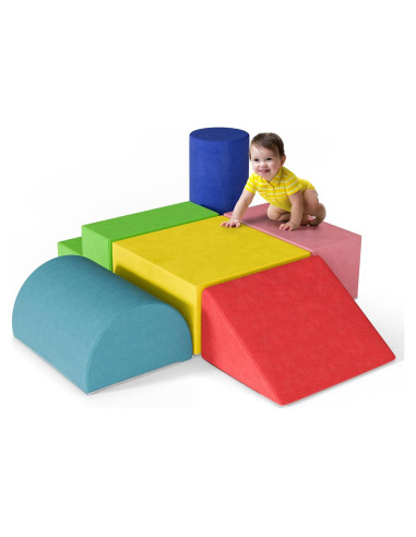 Bloques de Escalada para Bebés TOLEAD - 6 Piezas de Espuma