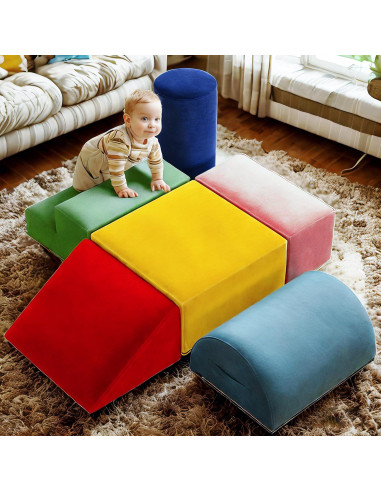 Bloques de Escalada para Bebés TOLEAD - 6 Piezas de Espuma