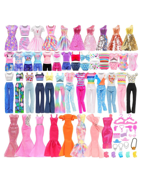 33 Piezas Ropa y Accesorios para Muñecas 29 cm BEABARZA