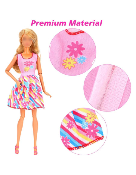33 Piezas Ropa y Accesorios para Muñecas 29 cm BEABARZA