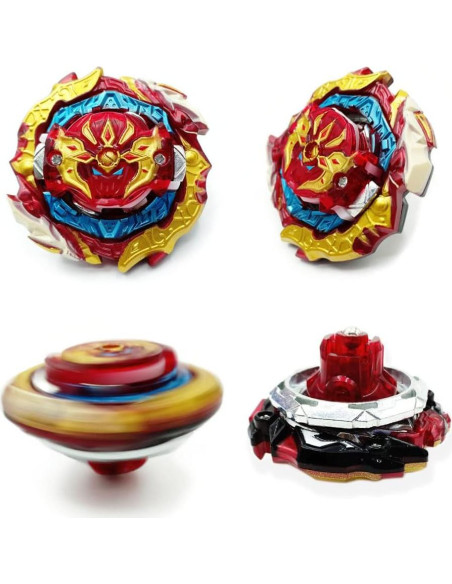 Conjunto de Juguetes Giroscopio Bey Battling Top Burst 10 Tops 3 Lanzadores