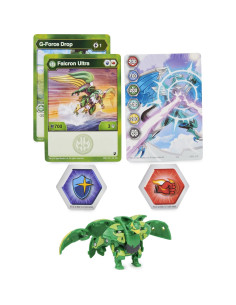 Bakugan Ultra Falcron 7.6 cm Spin Master con BakuCores 2