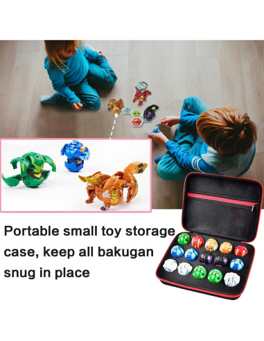 Caja Organizadora para Juguetes Bakugan COMECASE 25x19x5.5cm