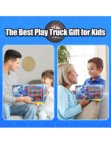 Pista de Carreras Dinosaurios BYFWH con 12 Coches 157.5 cm