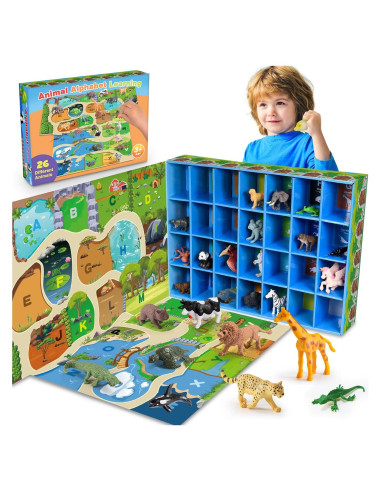 Juguete de Animales de Granja SnapGlowz - 26 Piezas para Niños