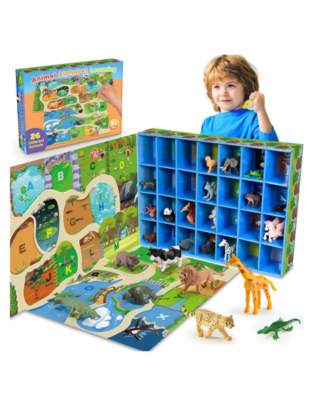 Juguete de Animales de Granja SnapGlowz - 26 Piezas para Niños
