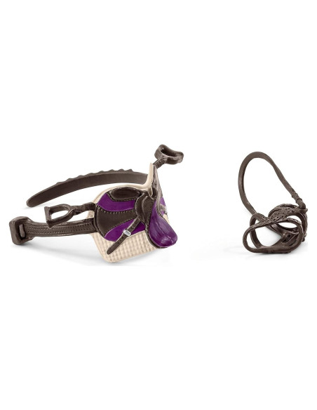 Conjunto Silla y Brida Schleich para Caballo Lisa y Storm Conjunto Silla y Brida Schleich para Caballo Lisa y Storm