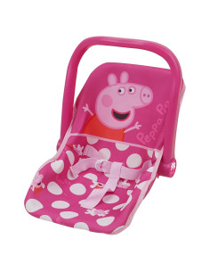 Silla de Auto para Muñecas Peppa Pig - Convertible y Segura