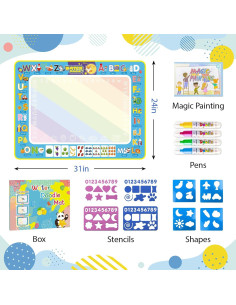 Alfombrilla de Dibujo de Agua BlissfulBlend 78.74x60.96cm 2