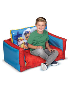 Sofá Cama Inflable Paw Patrol 2-en-1 para Niños 1.3 m