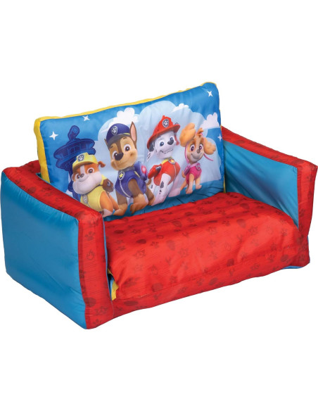 Sofá Cama Inflable Paw Patrol 2-en-1 para Niños 1.3 m