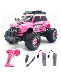 Coche de Control Remoto 10Leccion JD2101RC01P Rosa 26.67cm