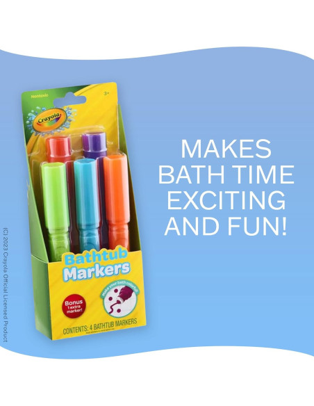 Marcadores de Baño Crayola Taste Beauty - 5 Colores Lavables