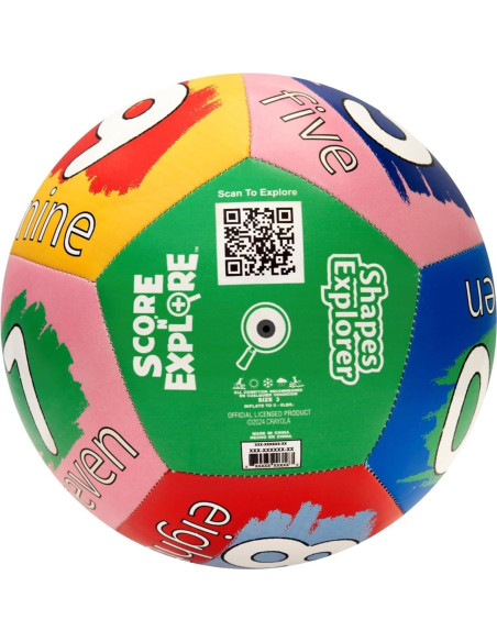 Balón de Fútbol Interactivo Crayola 5" para Colorear