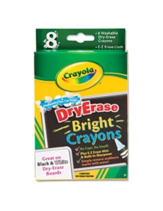 Crayones Borrables Lavables Crayola 8 Colores Brillantes
