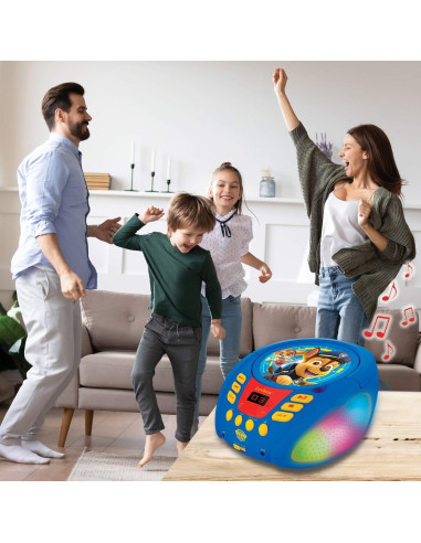 Reproductor de CD Bluetooth Lexibook Patrulla Canina 1.31 kg