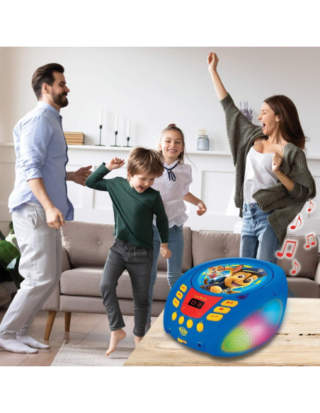 Reproductor de CD Bluetooth Lexibook Patrulla Canina 1.31 kg
