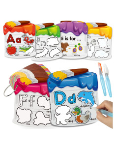 Tarjetas de Pintura con Agua Coogam para Aprender el Alfabeto