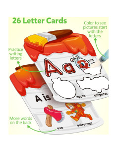 Tarjetas de Pintura con Agua Coogam para Aprender el Alfabeto 2