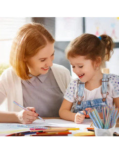 Lápices de Colores Arcoíris ECOTREE - Paquete de 12 Unidades 2