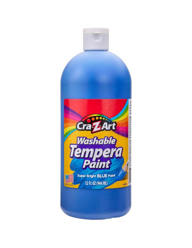 Pintura Tempera Lavable Cra-Z-Art 6 Colores 192oz Total