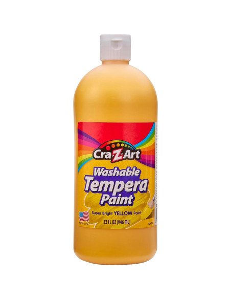 Pintura Tempera Lavable Cra-Z-Art 6 Colores 192oz Total