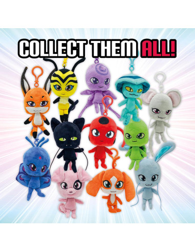 Peluche Fluff Conejo 5" Miraculous Ladybug - Juguete para Niños