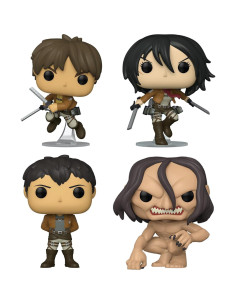 Funko Pop! Set Coleccionista Ataque a los Titanes - Ymir, Eren, Mikasa 2