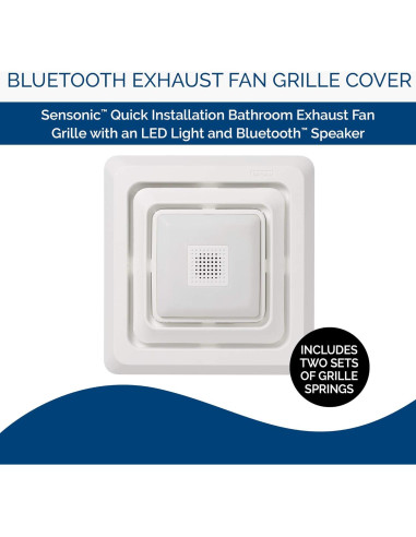 Cubierta de rejilla altavoz Bluetooth Broan FG800SPK LED