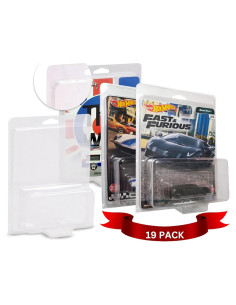 Funda Protectora Hot Wheels EVORETRO 0.60MM Paquete de 19