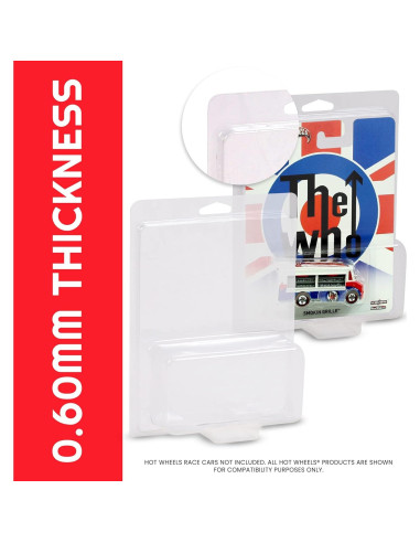 Funda Protectora Hot Wheels EVORETRO 0.60MM Paquete de 19