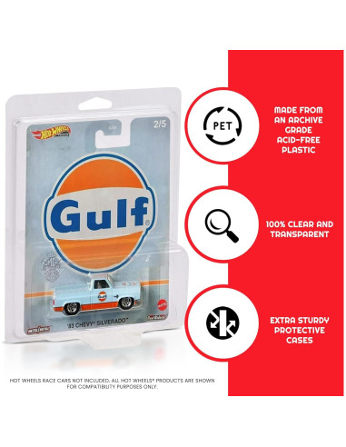 Funda Protectora Hot Wheels EVORETRO 0.60MM Paquete de 19